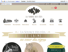 Tablet Screenshot of lasourcedesfees.fr
